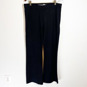 Betabrand Black Flare Stretch Pants